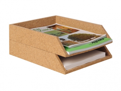 Tavite documente, suporturi carti si reviste Tavă documente din plută Bi-Silque