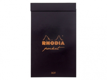 Blocnotes, caiete speciale Blocnotes A7+ grafic punctat 40 file Rhodia Pocket