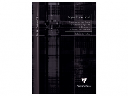 Calendare, agende, organizere Agendă A4 nedatată 72 file 48 spatii/saptamana Clairefontaine