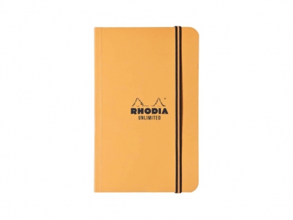 Calendare, agende, organizere Agenda A7+ nedatata matematica 60 file Rhodia Unlimited Clairefontaine Orange