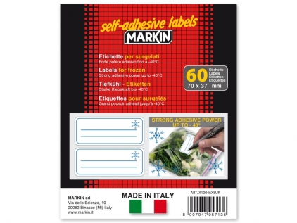 Etichete autocolante Etichete autocolante congelator 70 x 37 mm 60 buc/plic Markin