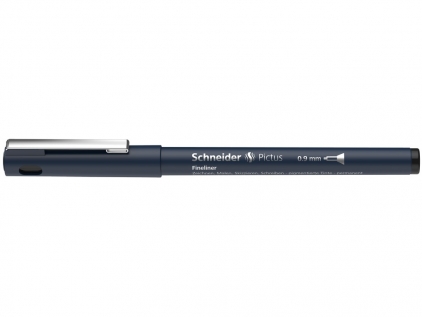  Liner 0.9 mm Pictus Schneider Negru