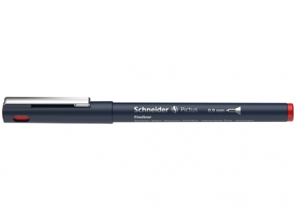  Liner 0.9 mm Pictus Schneider Rosu