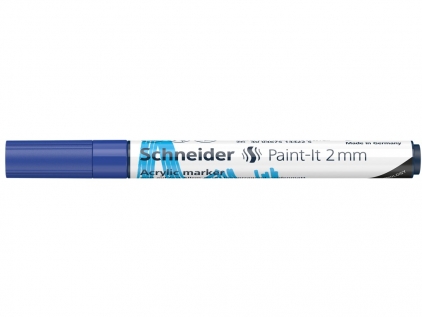  Marker cu vopsea acrilică Paint-It 310 2 mm Schneider Albastru