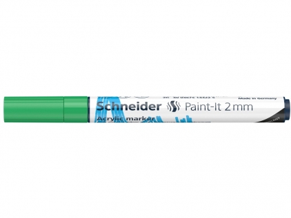  Marker cu vopsea acrilică Paint-It 310 2 mm Schneider Verde