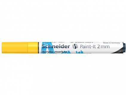 Markere cu vopsea, creta, speciale Marker cu vopsea acrilică Paint-It 310 2 mm Schneider Galben