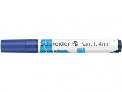  Marker cu vopsea acrilică Paint-It 320 4 mm Schneider Albastru
