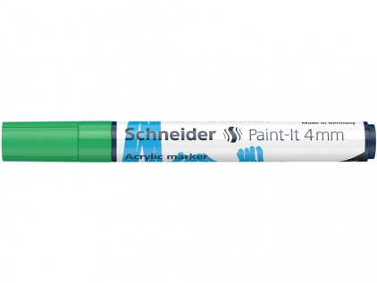 Markere cu vopsea, creta, speciale Marker cu vopsea acrilică Paint-It 320 4 mm Schneider Verde
