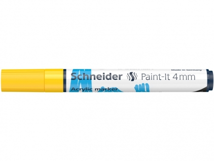  Marker cu vopsea acrilică Paint-It 320 4 mm Schneider Galben
