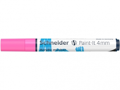  Marker cu vopsea acrilică Paint-It 320 4 mm Schneider Roz
