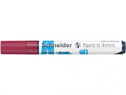  Marker cu vopsea acrilică Paint-It 320 4 mm Schneider Visiniu