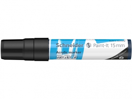 Markere cu vopsea, creta, speciale Marker cu vopsea acrilică Paint-It 330 15 mm Schneider negru