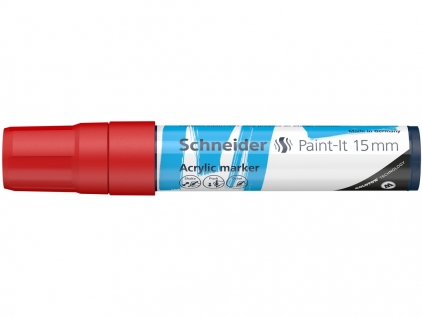 Markere cu vopsea, creta, speciale Marker cu vopsea acrilică Paint-It 330 15 mm Schneider rosu