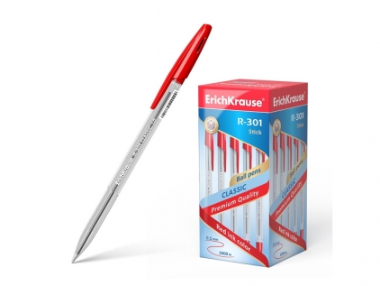  Pix 1.0 mm R-301 Classic Stick Erich Krause Rosu