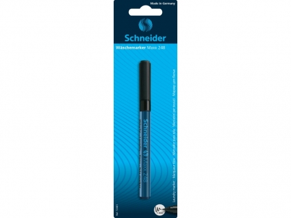 Markere profesionale Marker permanent textile 1.0 mm Schneider 248 negru