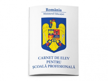  Carnet de elev pentru școala profesională