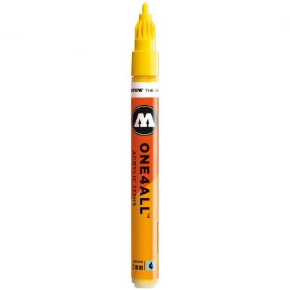 Markere permanente Marker acrilic One4All™ 127HS 2 mm zinc yellow Molotow