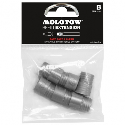 Markere permanente Refill Extension Series B ⌀ 16 mm 6 buc Molotow