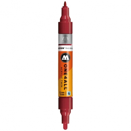 Markere permanente Marker acrilic One4All™ Acrylic Twin 1,5-4 mm burgundy Molotow