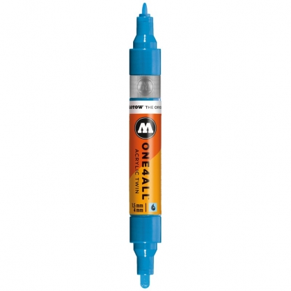 Markere permanente Marker acrilic One4All™ Acrylic Twin 1,5-4 mm shock blue Molotow