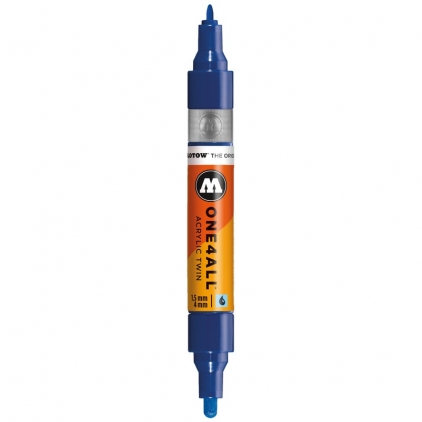 Markere permanente Marker acrilic One4All™ Acrylic Twin 1,5-4 mm true blue Molotow