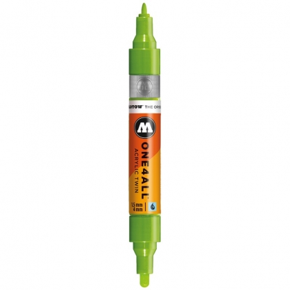 Markere cu vopsea, creta, speciale Marker acrilic One4All™ Acrylic Twin 1,5-4 mm grasshopper Molotow
