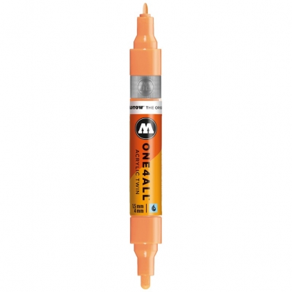 Markere cu vopsea, creta, speciale Marker acrilic One4All™ Acrylic Twin 1,5-4 mm peach pastel Molotow