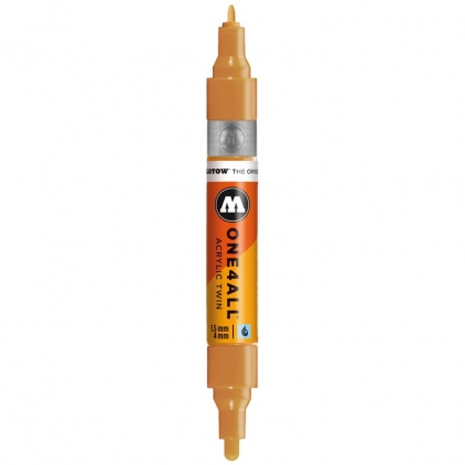 Markere cu vopsea, creta, speciale Marker acrilic One4All™ Acrylic Twin 1,5-4 mm ocher brown light Molotow