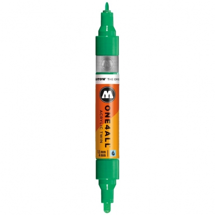 Markere cu vopsea, creta, speciale Marker acrilic One4All™ Acrylic Twin 1,5-4 mm turquoise Molotow