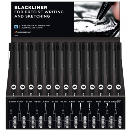 Markere cu vopsea, creta, speciale Blackliner Display Molotow