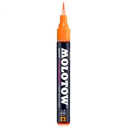 Markere cu vopsea, creta, speciale Marker reîncărcabil UV-Fluorescent Pump Softliner 1 mm orange Molotow