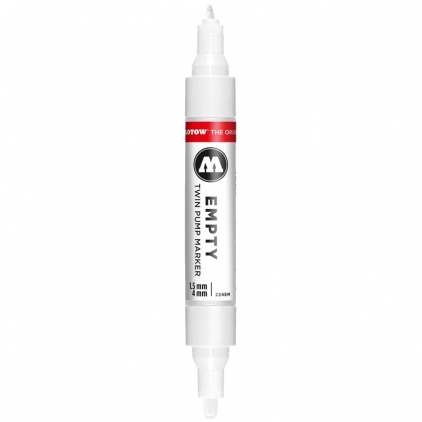 Markere permanente Empty Twin Pump Marker 1,5 - 4 mm Molotow