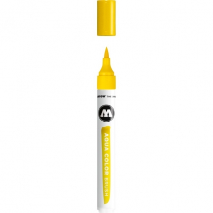 Markere cu vopsea, creta, speciale Brush pen Aqua Color Brush 001 primary yellow