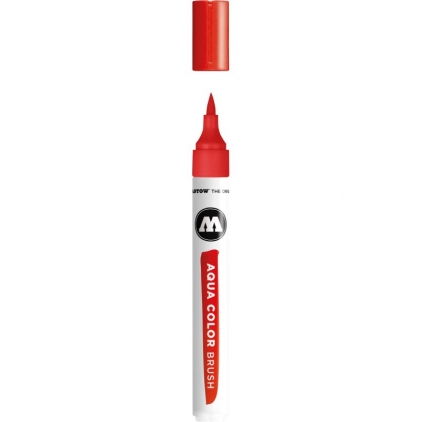 Markere cu vopsea, creta, speciale Brush pen Aqua Color Brush 005 vermillion