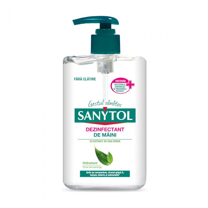 Sapun lichid, solid, dezinfectanti maini Gel dezinfectant pentru maini 250 ml Sanytol