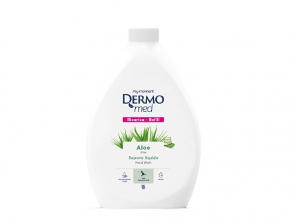 Sapun lichid, solid, dezinfectanti maini Rezervă cremă de săpun Dermomed 1 L Aloe