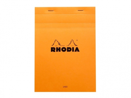 Blocnotes, caiete speciale Blocnotes A5 dictando 80 file capsat eco PEFC Rhodia Basic Orange