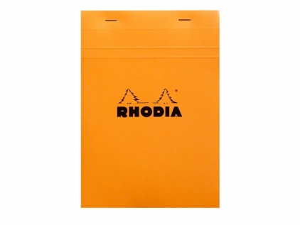 Blocnotes, caiete speciale Blocnotes A5 matematica 80 file capsat eco PEFC Rhodia Basic Orange