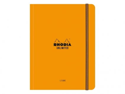 Calendare, agende, organizere Agenda nedatata A5+ dictando 60 file Rhodia Unlimited Orange