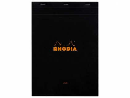 Blocnotes, caiete speciale Blocnotes A4 dictando 80 file capsat Rhodia Black