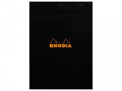 Blocnotes, caiete speciale Blocnotes A4 matematica 80 file capsat Rhodia Black