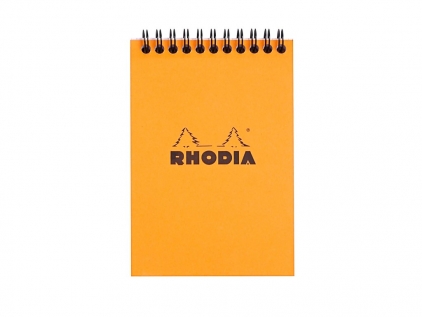 Blocnotes, caiete speciale Blocnotes A6 matematica 80 file spirala eco PEFC Rhodia Classic orange