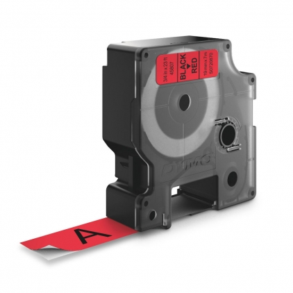 Dymo - benzi, etichete, aparate de etichetat Banda D1 19mm x 7m Dymo negru / rosu