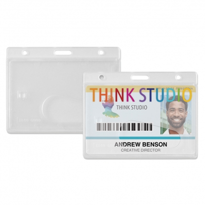  Portcard plastic rigid 86 x 54 mm orizontal