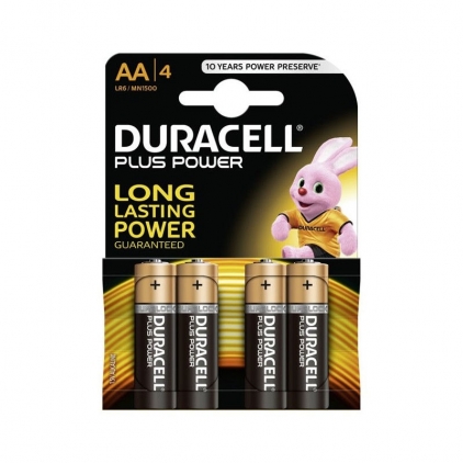Baterii si acumulatori Baterie AA alcalina blister 4 baterii Duracell Basic