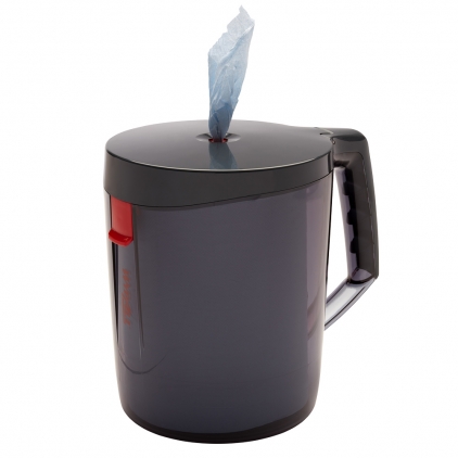 Dozatoare, dispensere sapun si hartie Dispenser WyPall Reach Kimberly-Clark negru (compatibil role hartie WypAll)