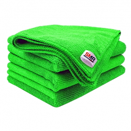 Articole menaj Laveta microfibra 40 x 40 cm 10 lavete/set Verde