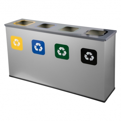 Articole menaj Statie colectare selectiva Eko Station 4 x 60L