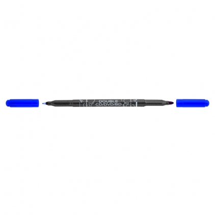 Markere cu vopsea, creta, speciale Marker permanent CD/DVD 2 capete 0.6-2.5 mm 3616 albastru