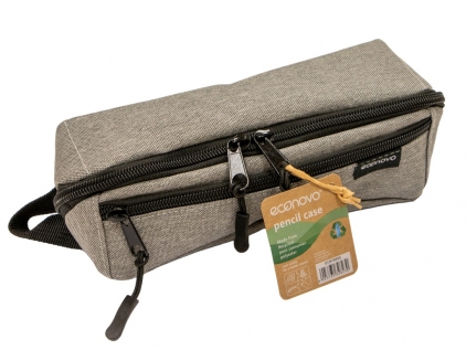  Penar neechipat tip etui 2 fermoare Econovo gri